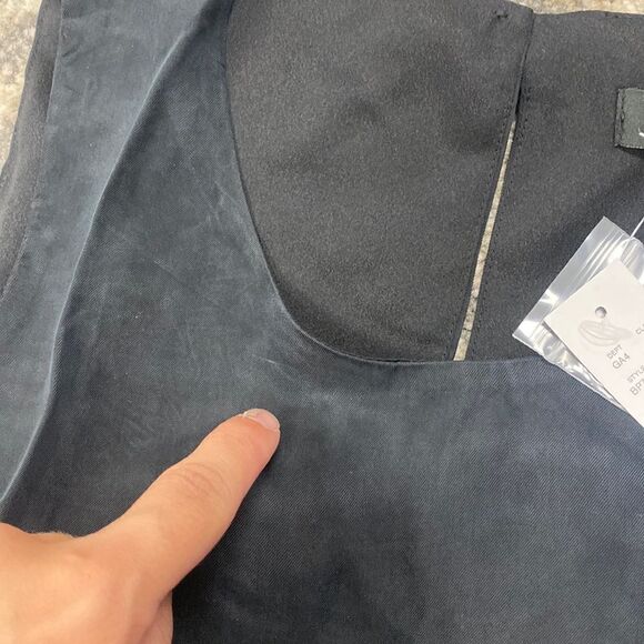 J. Crew Cinched-waist cupro midi dress - Picture 4 of 4